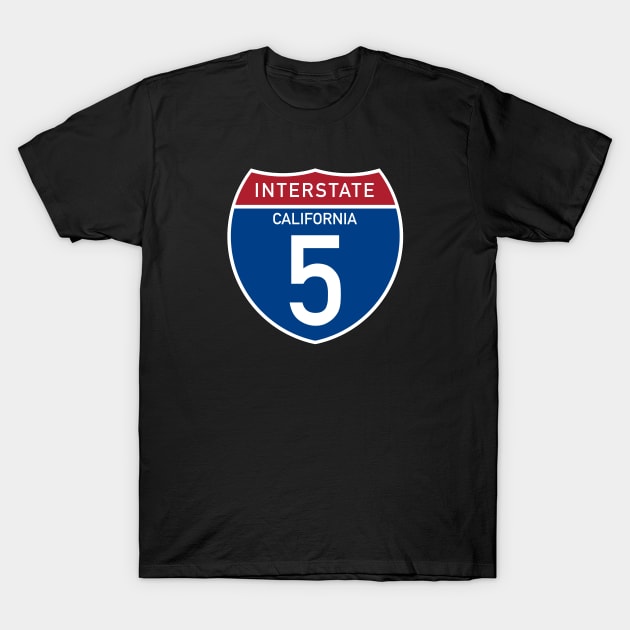 Interstate 5 - California T-Shirt by Explore The Adventure